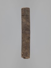 Double-sided gingerbread mould. Rectangular; obverse: male figure in 18th-century attire tricorn