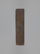 Double-sided gingerbread mould. Obverse: genre scene; reverse: three motifs. Double-sided