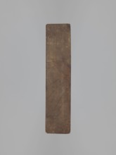 Double-sided gingerbread mould. Rectangular wooden mould; obverse: image of a lion with an abundant
