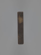Double-sided gingerbread mould. Obverse: Easter Lamb holding a banner, haloed, with a chalice in