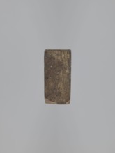 Double-sided gingerbread mold; obverse: female figure, reverse: baby in swaddling clothes.
