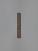 Double-sided gingerbread mould. Obverse: figure of a bearded man in patterned clothes, richly