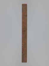 Double-sided gingerbread mould. Obverse: female figure with a fan, wearing a headgear decorated