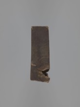 Double-sided gingerbread mould. Obverse: Madonna and Child—Madonna crowned, in a long patterned