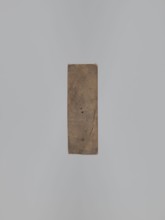 One-sided gingerbread form with the image of a rectangular floral and plant ornament;, Rectangular