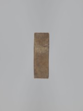 One-sided gingerbread mold with a rectangular floral and plant ornament;, Rectangular one-sided