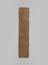 Double-sided gingerbread mould. Rectangular shape; obverse: stylised horse in full trot with a