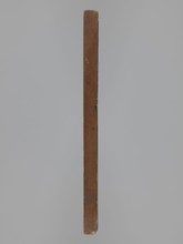 Double-sided gingerbread mould. Oblong rectangular shape, height 25.3 cm, width 6.6 cm, depth 1.5