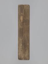 Double-sided gingerbread mold; obverse: baby in swaddling; reverse: baby in swaddling. Folk-style