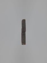 Double-sided gingerbread form. Obverse: figure of an angel with the alphabet. Reverse: various