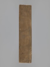 Double-sided gingerbread mold; obverse: sheep, reverse: hare. Woodcarving; folk-style decorations,