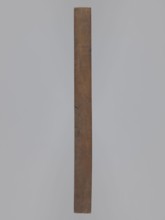 Double-sided gingerbread form. Obverse: male figure with a chalice in hand; reverse: baby in