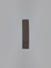 Double-sided gingerbread form. Obverse: male figure with a chalice in hand; reverse: baby in