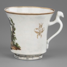 Cup, Korzec Porcelain and Faience Manufactory; 1790–1832 forgery. Cup from a service,