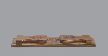 Bookstand, origin, Hebrew; Jerusalem Israel/Palestine; iconography: Jerusalem cross; function: