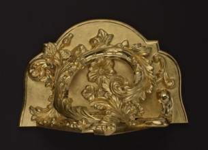 Hanging console, acanthus ornament, floral ornament, Rococo style, ca. mid-18th century, Central