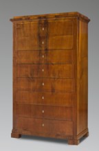 Chiffonier, Biedermeier style, 1820–1830, Central Europe possibly Silesia, piece of furniture