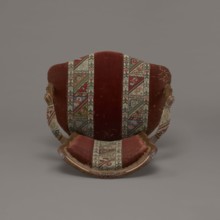 Armchair, rococo, flowers, geometric ornament, ca. 1760, France; piece of furniture seating piece;