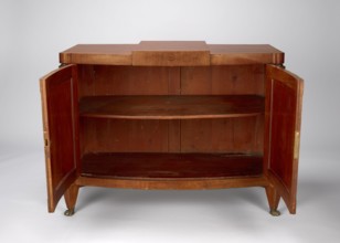 Cabinet, Empire style, mahogany veneered and polished, 1815–1825, possibly Warsaw. One-piece