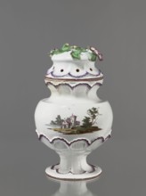 Pot-pourri vase with lid by Johann Georg Buchwald Cologne; 1769–1771. Porcelain pot-pourri vase