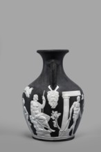 Pelike-shaped vase, copy of the Portland Vase by Josiah Wedgwood & Sons Stoke-on-Trent pottery