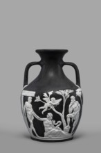 Portland Vase, copy, Josiah Wedgwood & Sons Stoke-on-Trent; pottery manufactory; 1790–1895.