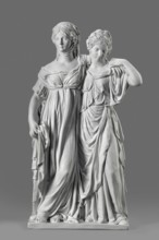 Two princesses, the so-called Prinzessinnengruppe, Koenigliche Porzellan Manufaktur KPM ; Berlin ;