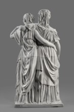 Two princesses, the so-called Prinzessinnengruppe, Koenigliche Porzellan Manufaktur KPM; Berlin;