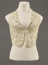 Bodice, lace, provenance, bodice; women's clothing; fashion. Pattern of rosettes connected by large