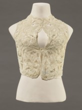 Bodice, lace, bodices, women's clothing, fashion. In a pattern of rosettes connected by large