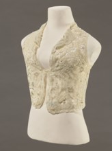 Bodice, lace, provenance unknown, bodices, women's clothing, fashion. In a pattern of rosettes
