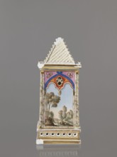 Night lamp by Alexander Popow porcelain manufacturer; 1806–1872. Neo-Gothic porcelain lamp,