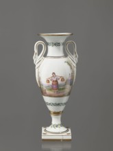 Amphora vase, Imperial Porcelain Factory in St. Petersburg 1744–1917. Genre miniatures, genre