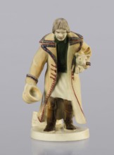 Peasant with Piglet, First Galician Factory of Artistic Faience and Terracotta Pacyków; 1912–1939