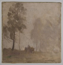 Slota, Wywiórski, Michal 1861–1926 painter, 20th century, painting, height 23.5 cm, width 23 cm, A
