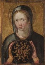 Saint Domitilla, unknown Italian painter, devotional depiction of Saint Domitilla, Italian