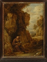 Hermit, Teniers, David II 1610-1690 painter, painting, hermits, Flemish painting, 17th century,