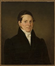 Portrait of Carl Johann Lorentz, Berggren, Peter 1792–1848 painter, male portrait, half-length,