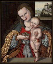 Madonna and Child, Cranach, Lucas 1472–1553 workshop, Madonna and Child iconography, restitution