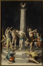 The Flagellation of Christ, Kempener, Pieter de 1503–1580 painter, ca. 1540, oil painting, height