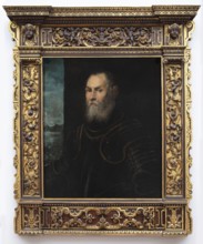 Portrait of a Venetian Admiral, Tintoretto, Jacopo 1519–1594, painter; Italian painting; portraits