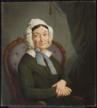 Portrait of Anna Kurpiewska, née Olszakiewicz; painted by Rafal Hadziewicz 1803–1886. Oil painting,