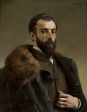 Portrait of Feliks Cichocki by Stanislaw Radziejowski 1863–1950, 1887. Oil painting, 67 × 54 cm.