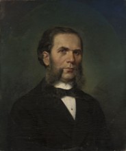 Portrait of Franciszek Ruskiewicz 1819–1880, painter; Badowski, Adam 1857–1903 author; tonda;