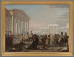 Retreat of Napoleon's Army, Gonsniewski fl. 1890–1920 author of the copy, Damel, Jan Krzysztof