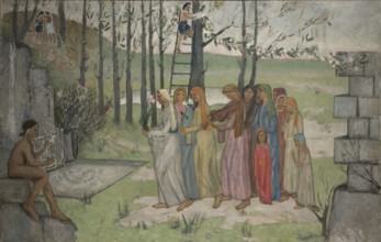 The Rite of Spring, Makowski, Tadeusz 1882–1932, painter; contemporary painting; genre scenes;