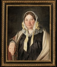 Portrait of Aleksandra Bebnowska, née Cybulska, the painter's mother-in-law; Jan Chrucki 1810–1885,