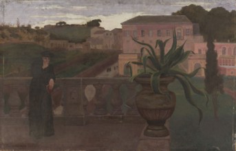 Roman Gardens, Grajnert, Edward 1876 aut 1877-1907 painter, provenance unknown, modernism style,