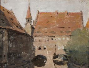 Nuremberg, Ciaglinski, Jan 1858-1913 painter, Young Poland style, architecture, Nuremberg Germany,