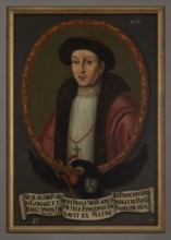 Portrait of Nicholas IV Radziwill ca. 1496–1529/30, Bishop of Samogitia, unknown Polish painter.